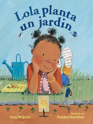 cover image of Lola planta un jardín
